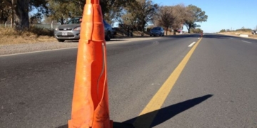 Huyó de un control en Timbúes, chocó contra los conos y fue detenido tras una persecución