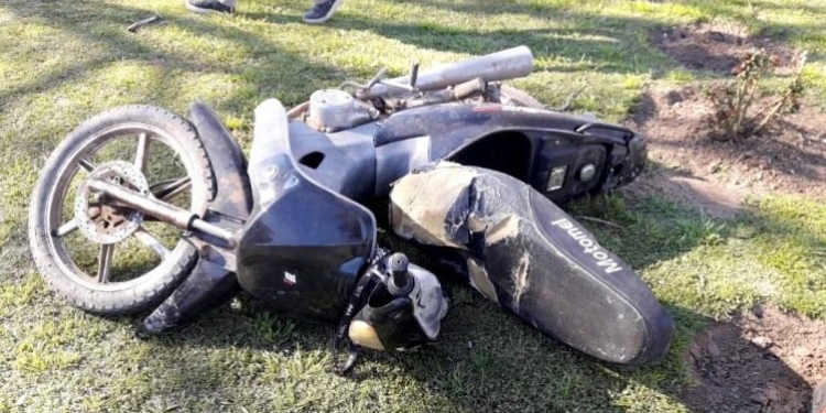 Un joven de Barrancas herido tras un accidente en la localidad