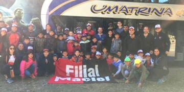 Niños del Club Alba y Maciel visitaron el estadio de Newell’s invitados por la filial local