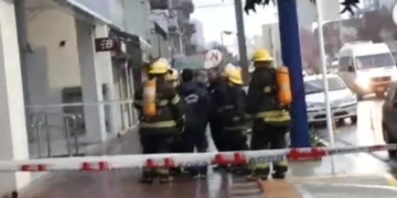 Principio de incendio y evacuación de vecinos en San Lorenzo