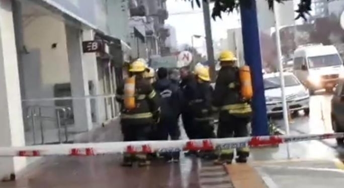 Principio de incendio y evacuación de vecinos en San Lorenzo