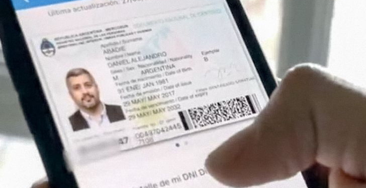Lanzaron una versión digital del DNI para llevar en el celular