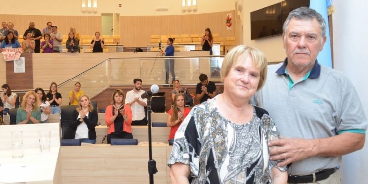 Alicia y Alberto Perassi distinguidos en Rosario: “Vamos a seguir luchando”