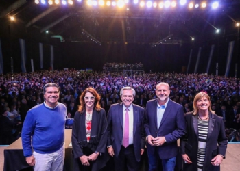 Jefes comunales y concejales de la región estuvieron con Alberto Fernández en Rosario