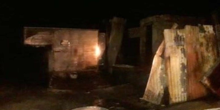 Tiene 68 años, perdió todo en un incendio y sufrió quemaduras