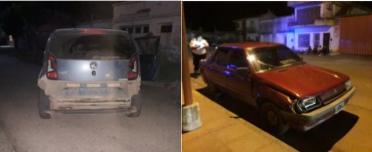 Dos heridos al chocar dos autos en una esquina de Barrancas