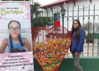 La solidaridad lo hizo posible y Berenice viajará a China a recuperar su visión