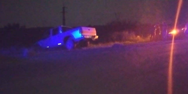 Ruta 65: un joven de Díaz volcó en su camioneta en cercanías a Monje