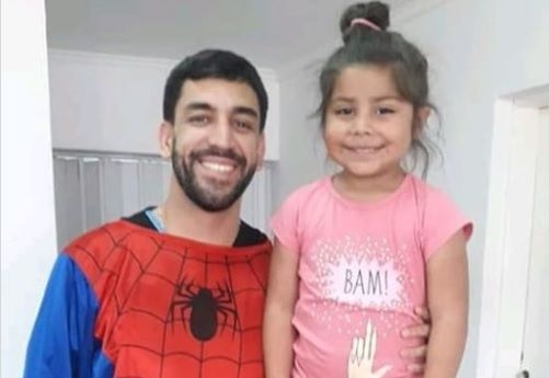 Una nena fue atendida por «Spiderman» en el SAMCo de San Genaro