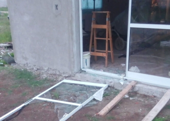 Un vecino de Totoras sufrió daños y robo en su vivienda en construcción