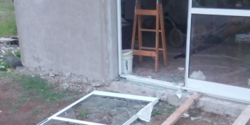 Un vecino de Totoras sufrió daños y robo en su vivienda en construcción