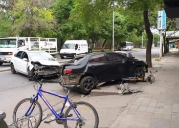 Impactante choque en San Lorenzo: una joven herida