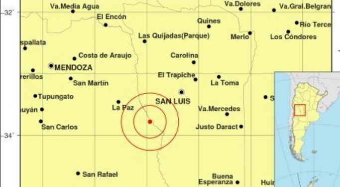 Un fuerte sismo se sintió en la región