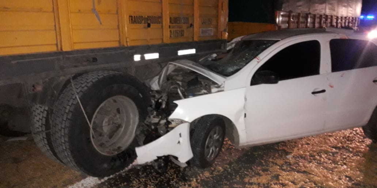 Monje: cinco heridos tras un accidente en autopista entre tres camiones y un auto