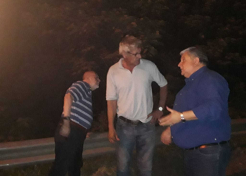 Amaro González se acercó al piquete, dialogó con los vecinos y se levantó el corte