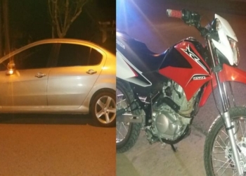 San Genaro: un auto y una moto chocaron en el centro de la ciudad