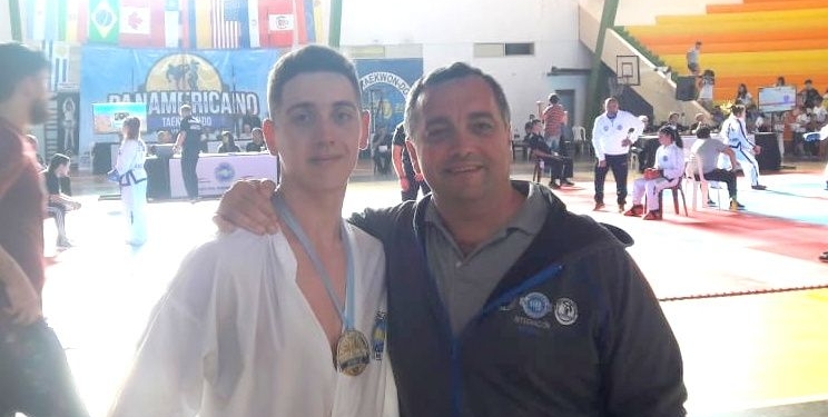 El taekwondista oliverense se consagró campeón Panamericano