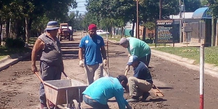 San Genaro ya acumula 10 nuevas cuadras de pavimento