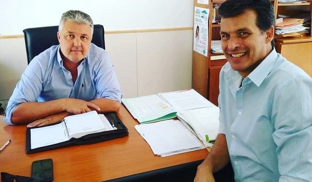 Diana se reunió con autoridades en tres localidades del departamento