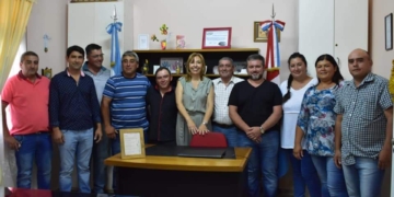 Gaboto recibió por dos años más a la presidenta Sandra Aguirre