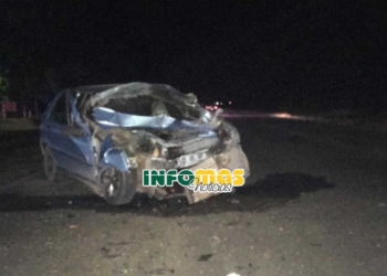 Un conductor de Gaboto herido tras un fortísimo choque contra un camión