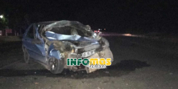 Un conductor de Gaboto herido tras un fortísimo choque contra un camión