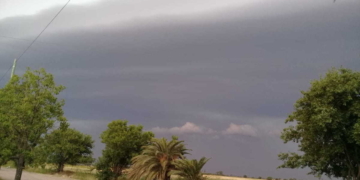 Alerta por tormentas fuertes con ráfagas y posible granizo