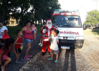 Papá Noel vuelve a Maciel de la mano del Samco local