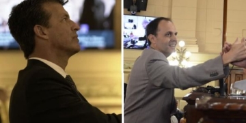 Leo Diana y Hugo Rasetto juraron en el senado provincial