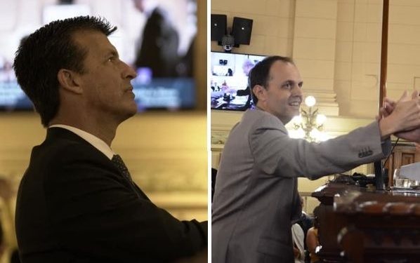 Leo Diana y Hugo Rasetto juraron en el senado provincial