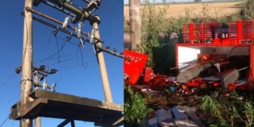 Insólito: robaron un transformador de la EPE en la zona rural de Maciel