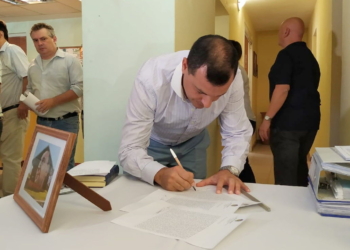 Juan Pio Drovetta renovó su compromiso como presidente de Serodino