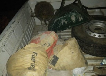 Trasladaban elementos robados en un coche de bebé