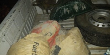 Trasladaban elementos robados en un coche de bebé