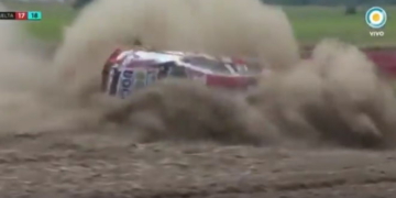 Video: el espectacular vuelco del piloto timbuense Joel Borgobello