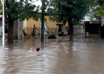 Otra ciudad de la región inundada tras las intensas lluvias