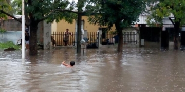 Otra ciudad de la región inundada tras las intensas lluvias