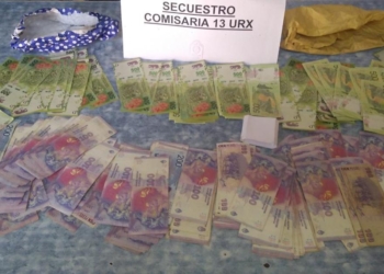 Importante operativo en Andino: secuestraron casi 70 mil pesos