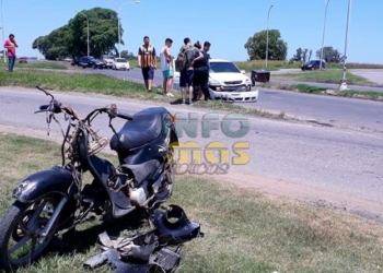 Maciel: una mujer de Gaboto herida tras un accidente en el cruce
