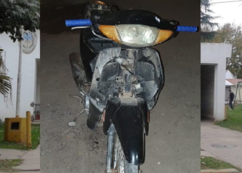 Chocó con su moto en Gaboto y comprobaron que era robada