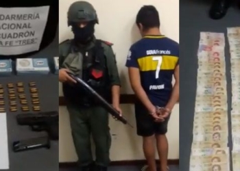Detuvieron a un joven en un kiosco de drogas de la región con armas y municiones