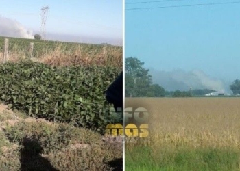 Incendios en autopista y Ruta 65 complicaron la visibilidad en la región