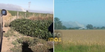 Incendios en autopista y Ruta 65 complicaron la visibilidad en la región