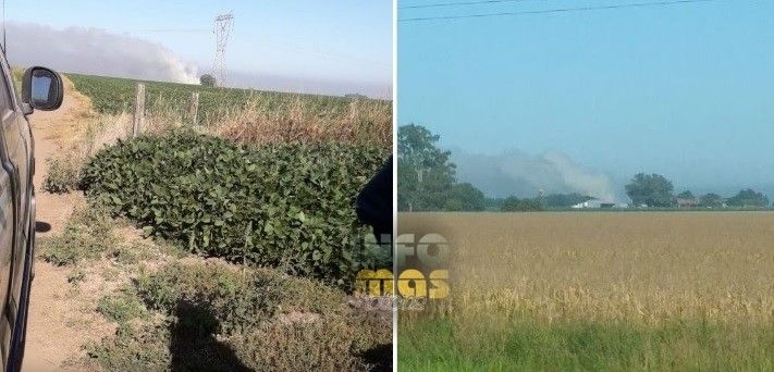 Incendios en autopista y Ruta 65 complicaron la visibilidad en la región