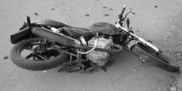Un hombre de Barrancas sufrió un accidente al caer de su moto de alta cilindrada