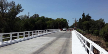 Vialidad detalló los trabajos realizados sobre el puente de Villa La Ribera