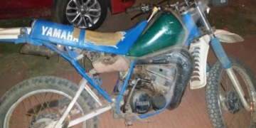 Timbúes: detuvieron a dos jóvenes en una moto robada horas antes