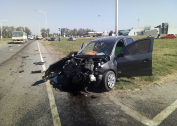 Ruta 34: fortísimo choque en San Genaro con un herido