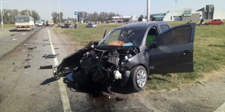 Ruta 34: fortísimo choque en San Genaro con un herido
