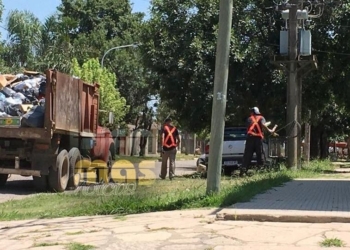 Maciel: en medio del paro, la comuna lanzó la recolección de residuos y riego